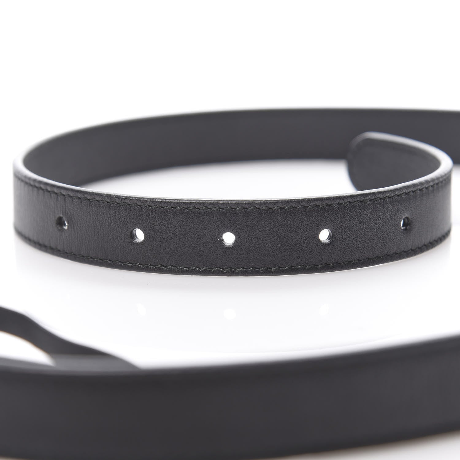 Gucci Calfskin Double G 20mm Belt 85 34 Black 4 of 5