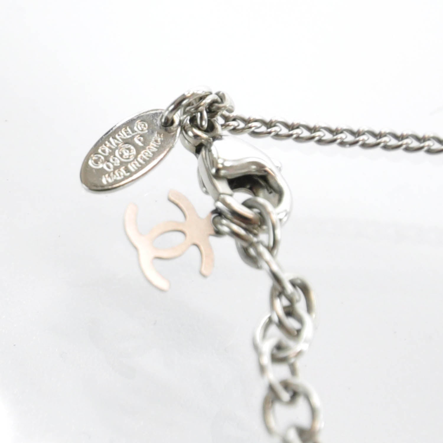 Chanel Resin Chain CC Necklace Black 4 of 5