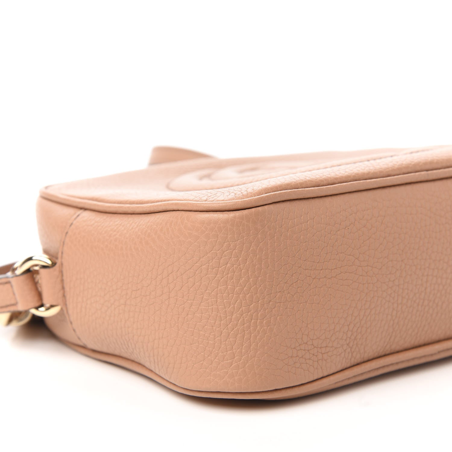Gucci Pebbled Calfskin Small Soho Disco Bag Rose Beige 6 of 10