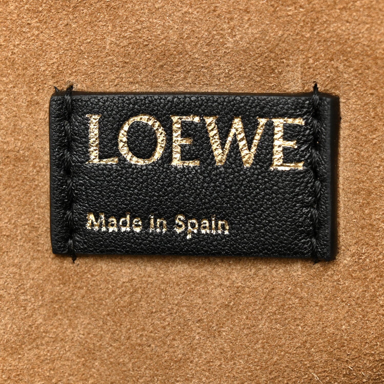 Loewe Mellow Nappa Large Donut Chain Flamenco Black 1834616