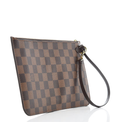 Louis Vuitton Damier Ebene Neverfull MM GM Pochette 3 of 8