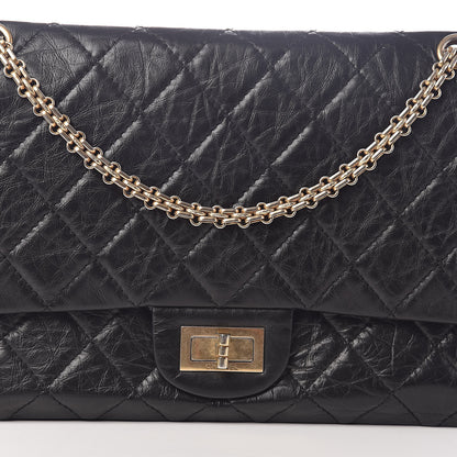 Chanel Aged Calfskin Quilted 2.55 Reissue 227 Flap Black 8 of 10