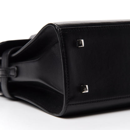 Delvaux Calfskin MM Tempete Satchel Black 7 of 11