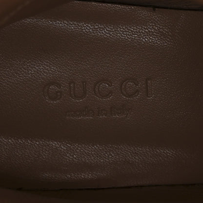 Gucci Calfskin Rajah Tall Boots 35 Burgundy 7 of 10