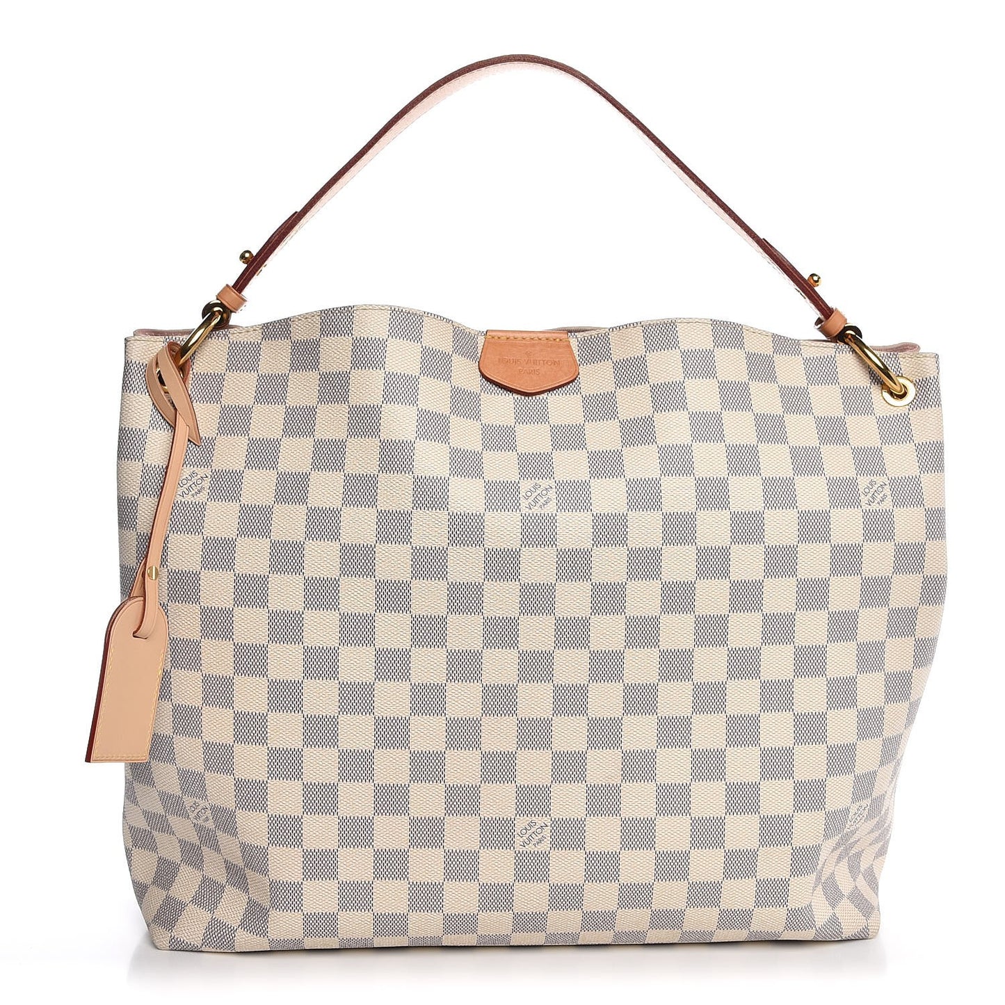 Damier Azur Graceful MM Rose Ballerine