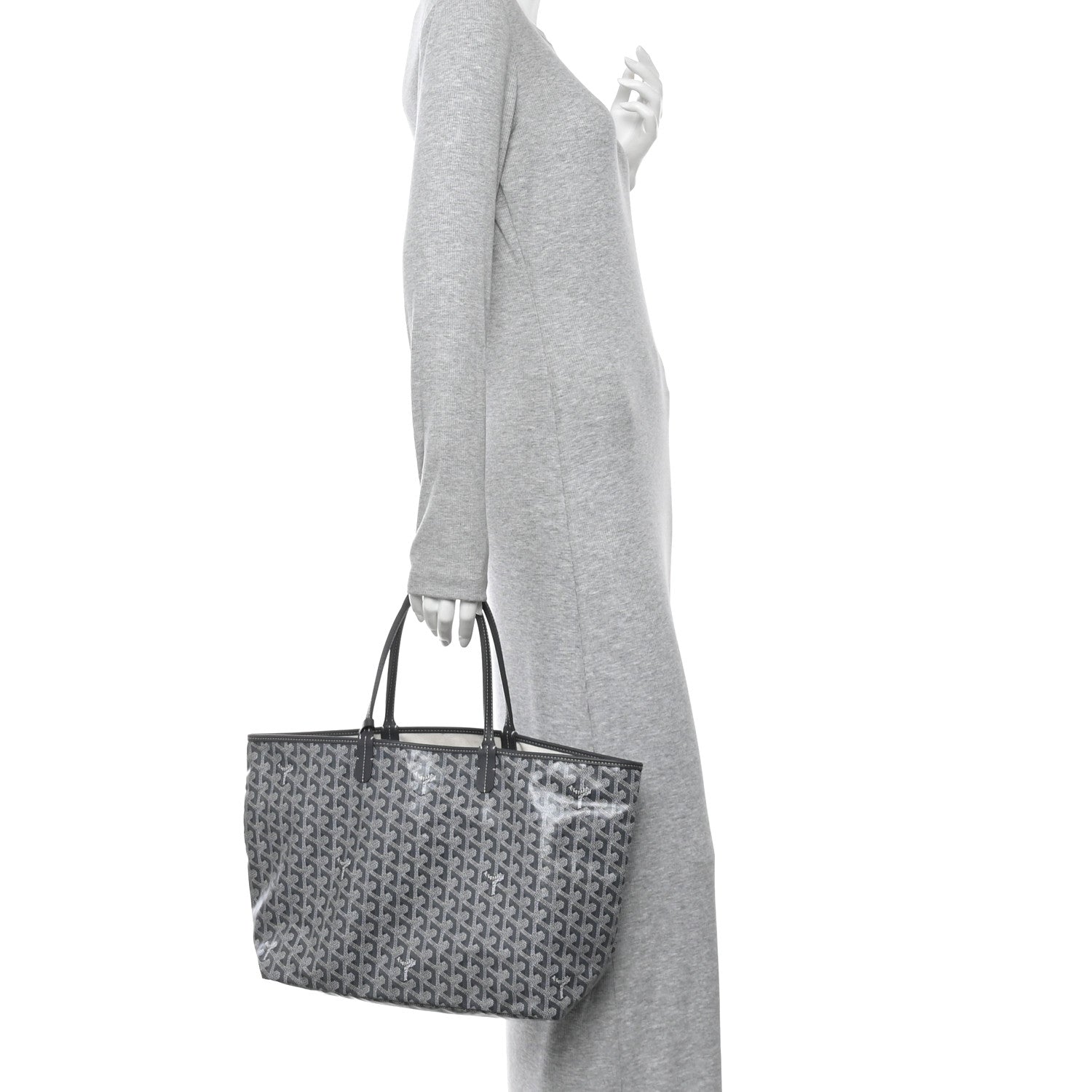 Goyard Goyardine Saint Louis PM Grey 2 of 9