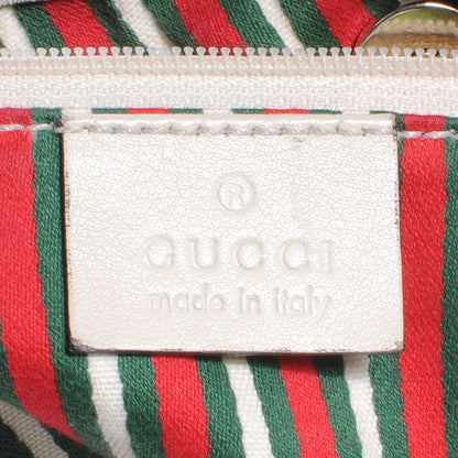 Gucci Monogram Medium New Britt Hobo Off White 6 of 8