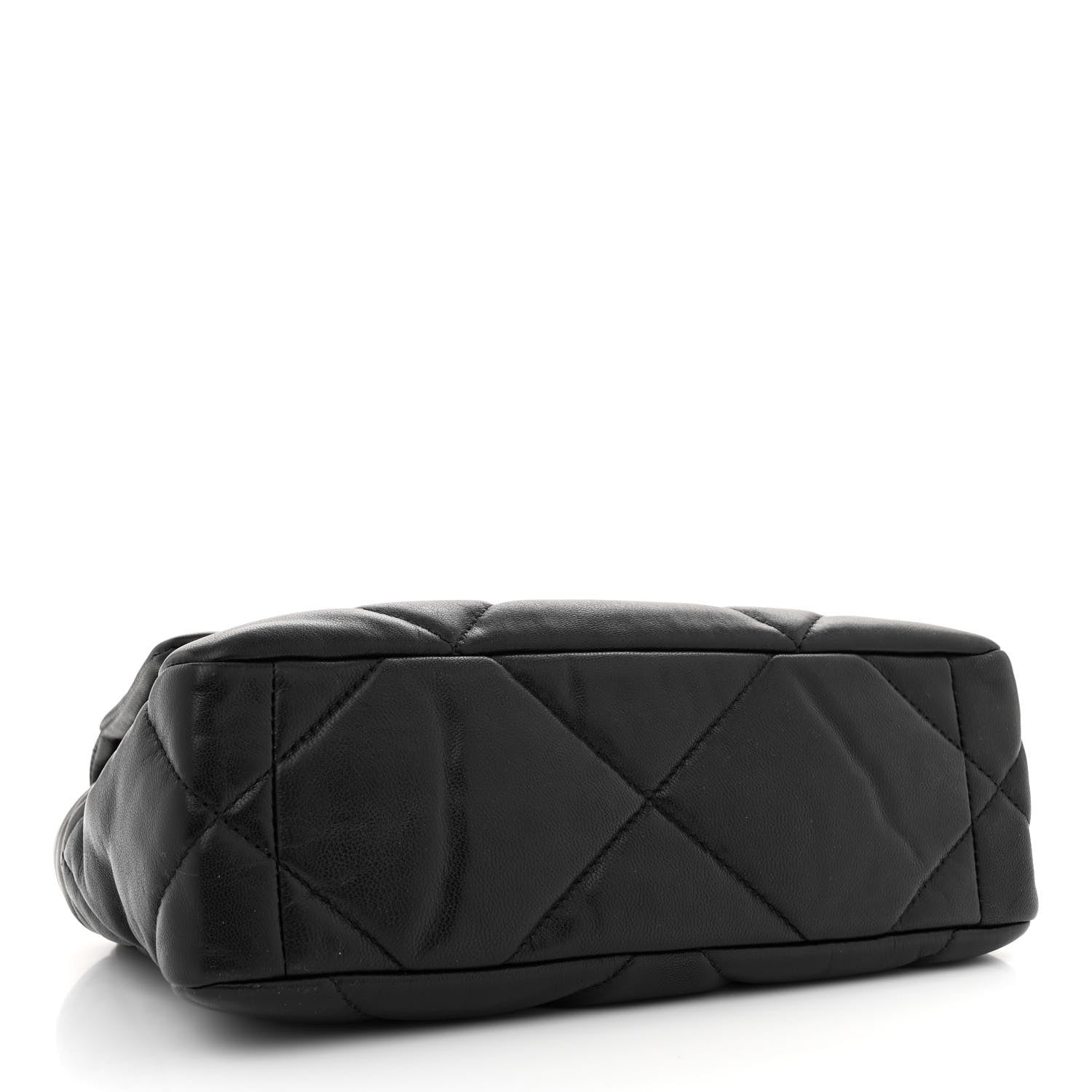 Chanel Goatskin Quilted Medium Chanel 19 Flap Black 4 of 10