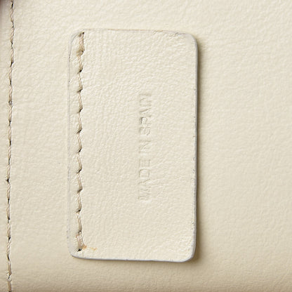 Chloe Calfskin Drew Bijou Clutch Natural White 6 of 9