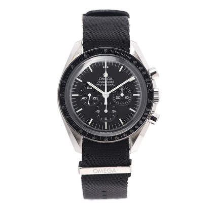 Omega Stainless Steel Nylon 42mm Speedmaster Moonwatch Professional Chronograph Automatic Watch Black 311.33.42.30.01.001 1 of 8