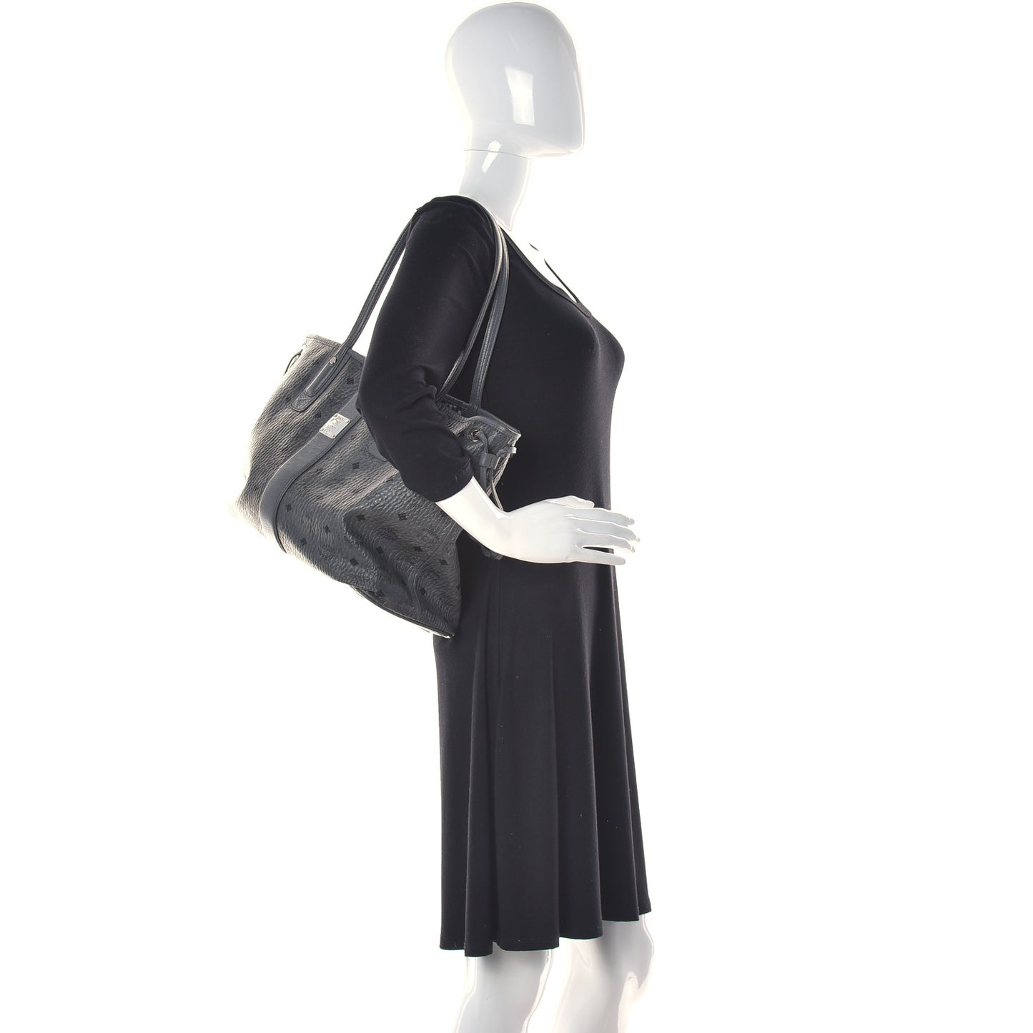 Visetos Medium Liz Reversible Shopper Tote Phantom Grey