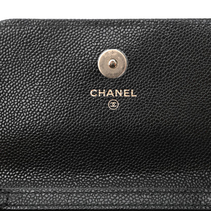 Chanel Caviar Quilted Business Affinity Clutch With Chain Black 7 of 13