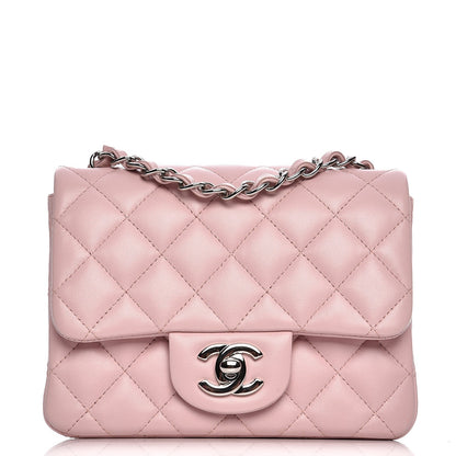 Chanel Lambskin Quilted Mini Square Flap Light Pink 1 of 7