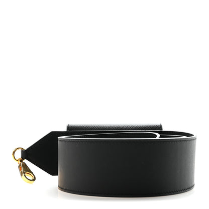 Hermes Swift Epsom Pocket Kelly Shoulder Strap Black 3 of 7