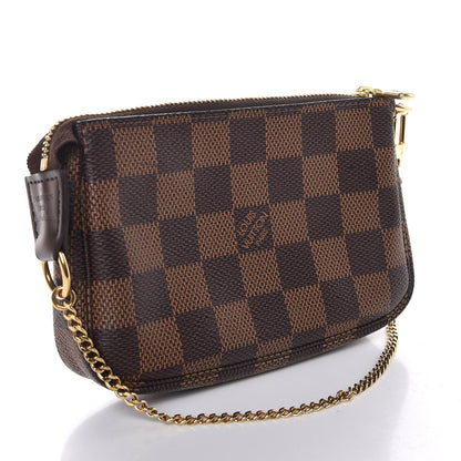 Louis Vuitton Damier Ebene Mini Pochette Accessories 3 of 8