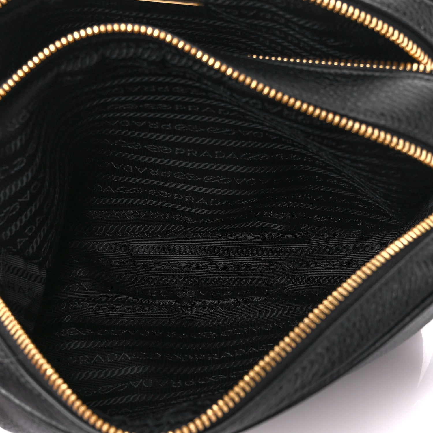Prada Vitello Phenix Camera Bag Black 6 of 12