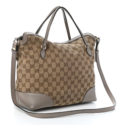 Gucci Monogram Medium Bree Foldover Tote Beige 3 of 9