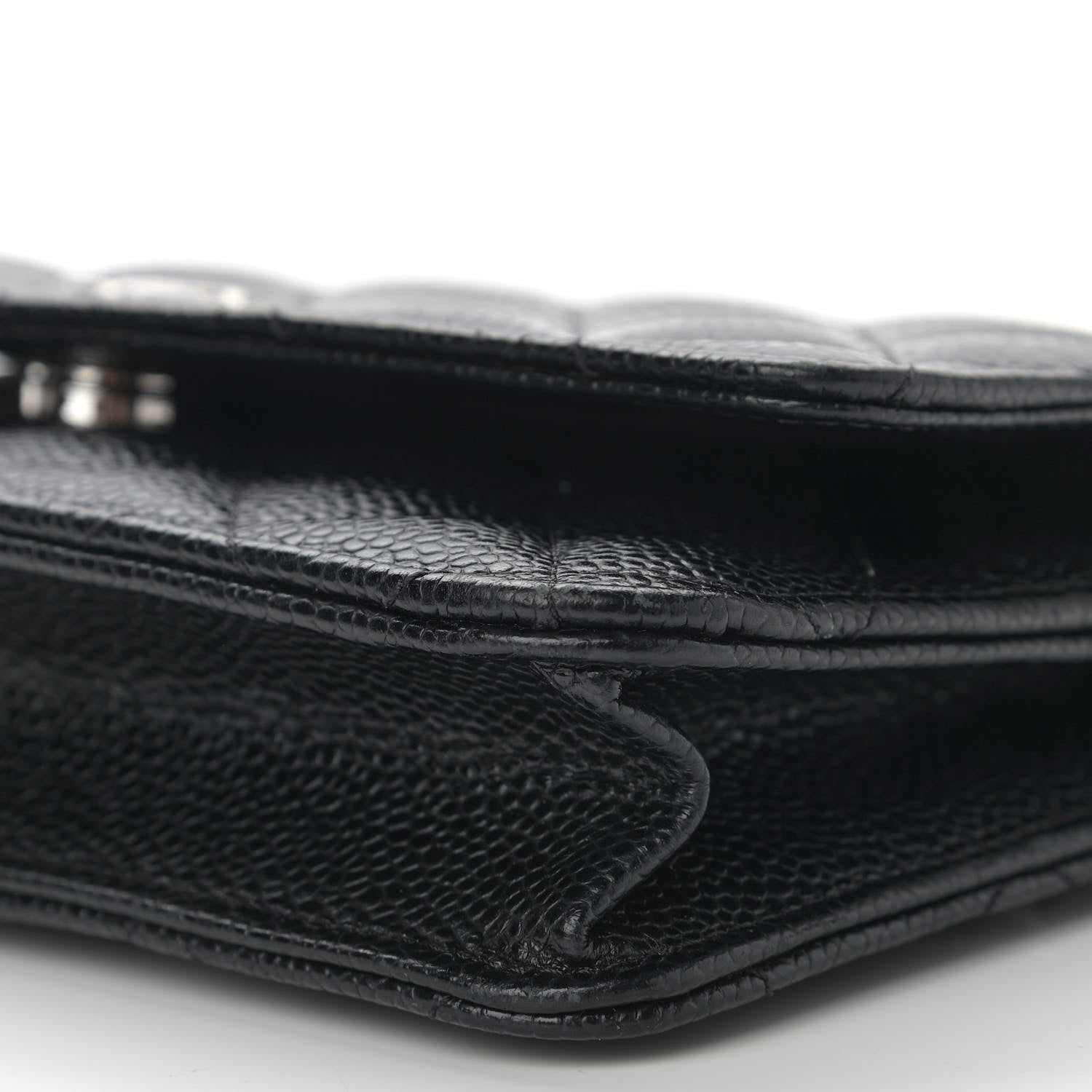 Chanel Caviar Quilted Wallet On Chain WOC Black 12 of 12