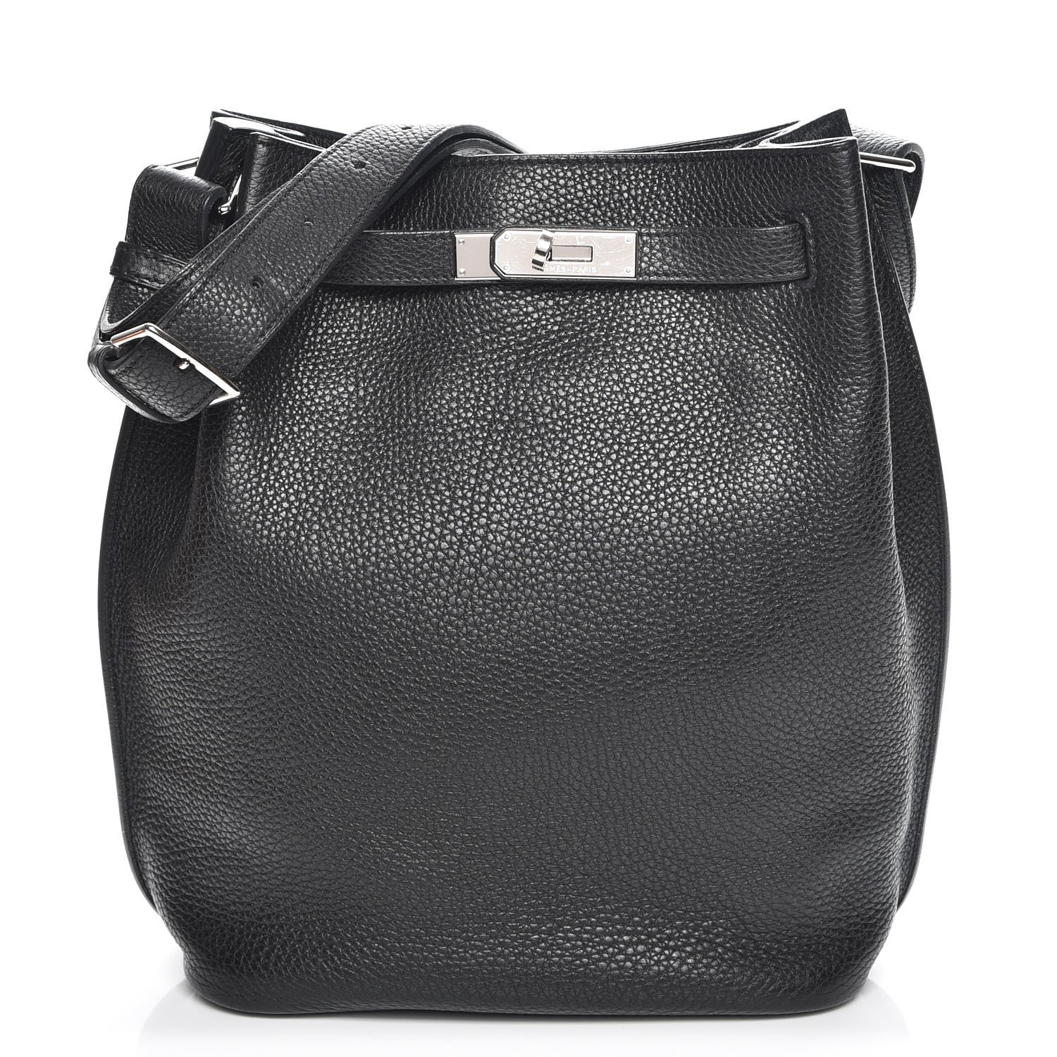 Hermes Taurillon Clemence So Kelly 22 Black 1 of 7