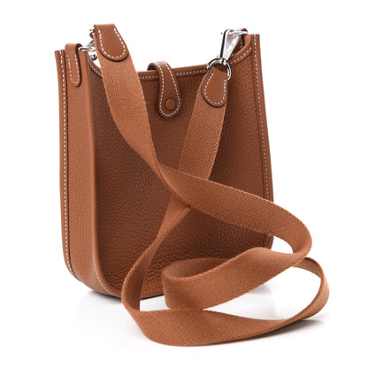 Hermes Taurillon Clemence Evelyne TPM Gold 3 of 11
