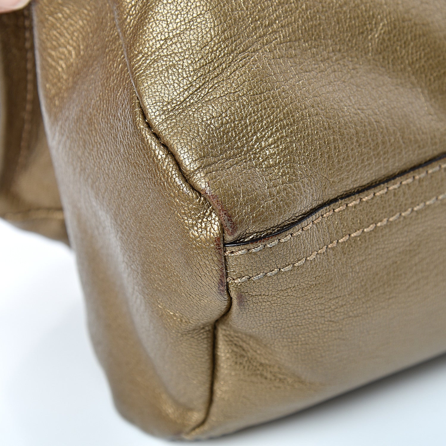 Givenchy Metallic Sugar Goatskin Mini Pandora Gold 12 of 25