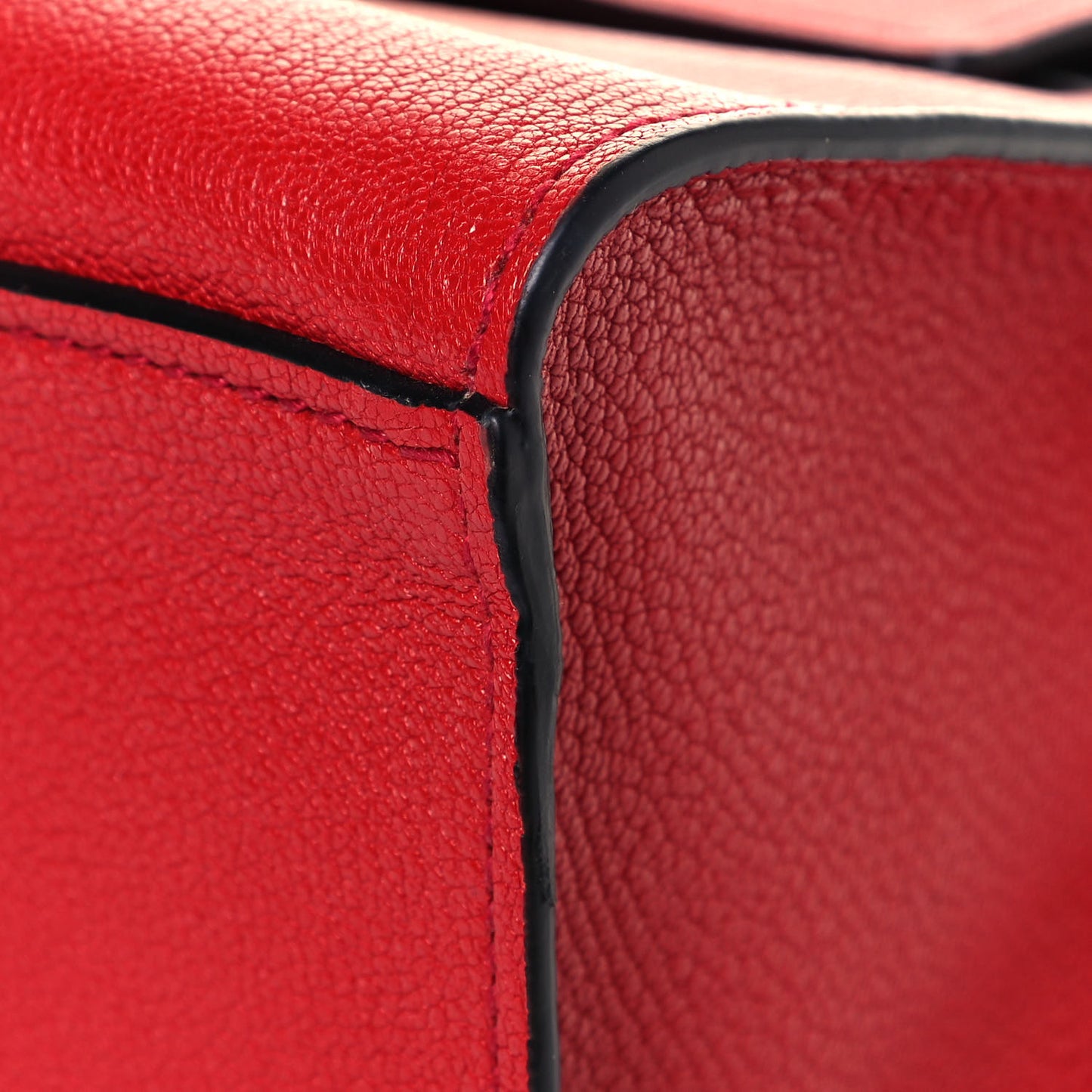 Goatskin Madras Click Top Handle Fuoco Black