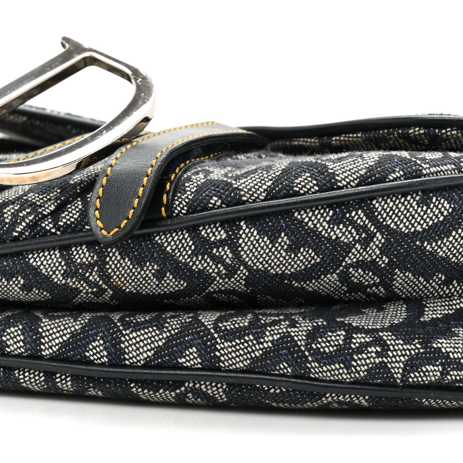 Christian Dior Monogram Saddle Bag Blue 8 of 14