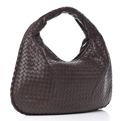 Bottega Veneta Nappa Intrecciato Large Veneta Hobo Ebano 3 of 11