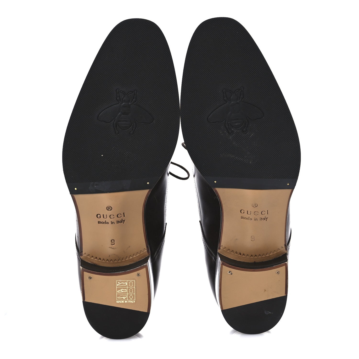 Gucci Calfskin Mens Captoe Oxford Loafers 9 Brown 7 of 16