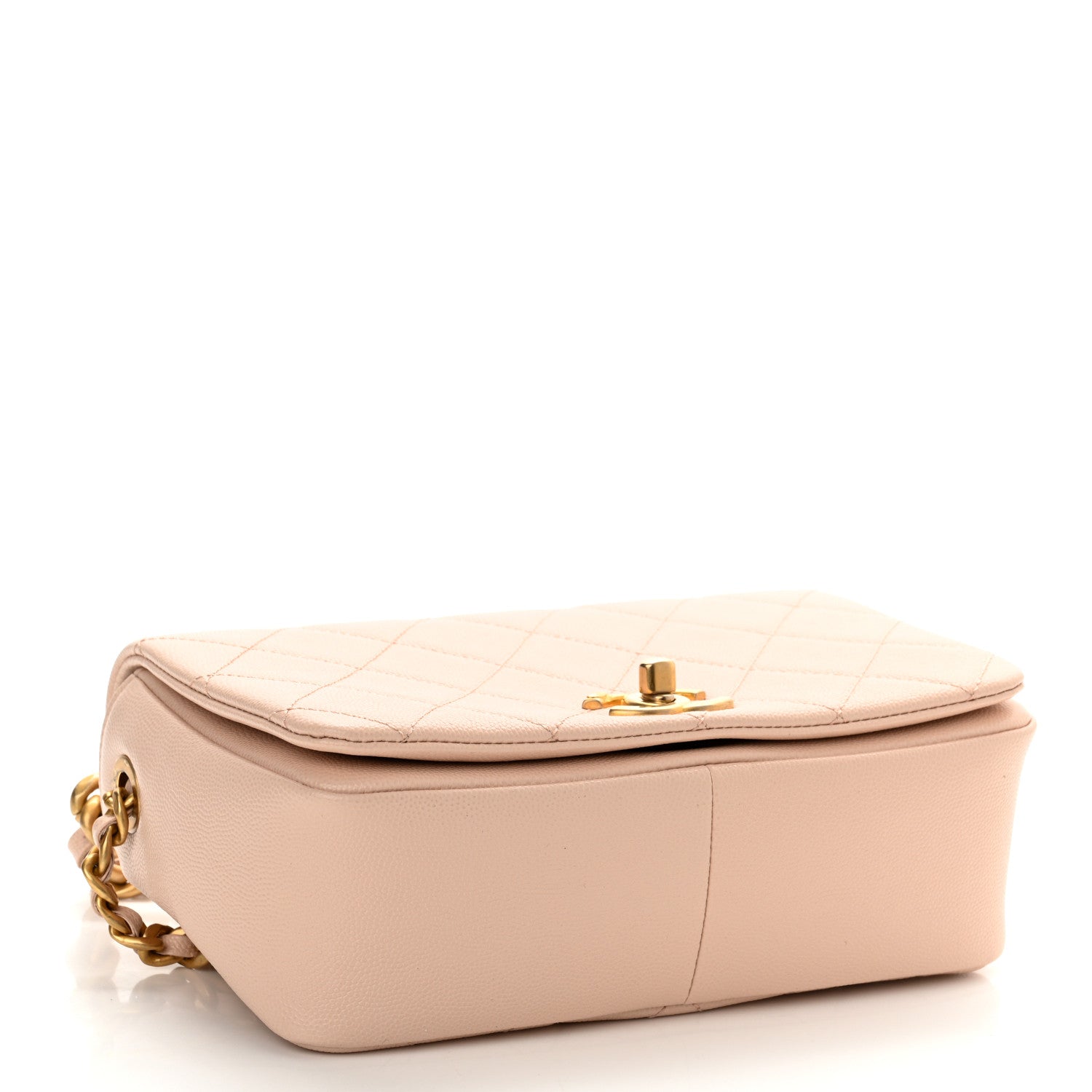 Chanel Caviar Quilted Small Fashion Therapy Flap Bag Beige 4 of 10