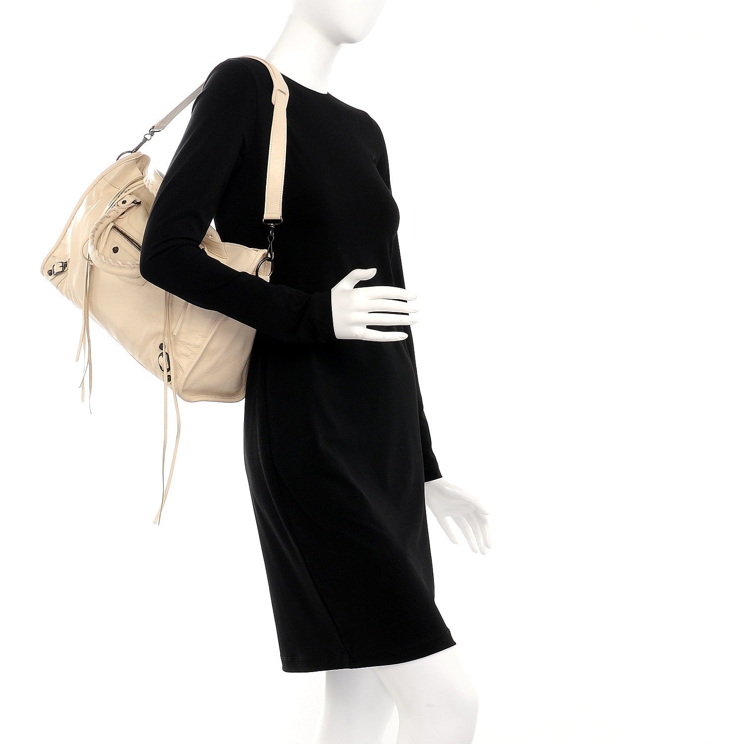 Balenciaga Agneau Classic Hardware City Blanc Creme Light Craie 2 of 10