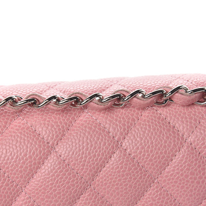 Chanel Caviar Quilted Medium Double Flap Pink 8 of 11