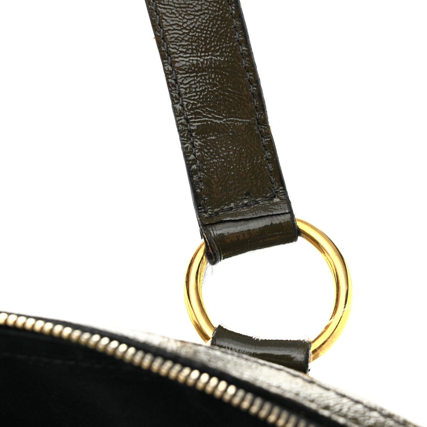 Saint Laurent Patent Leather Oversized Muse Dark Grey 11 of 14