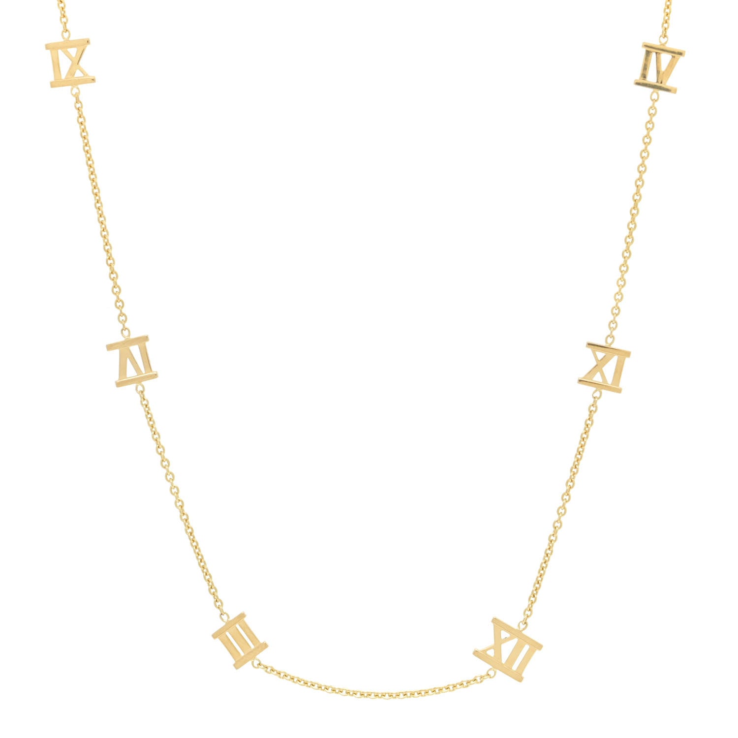 Tiffany 18K Yellow Gold Atlas Chain Necklace 1 of 5