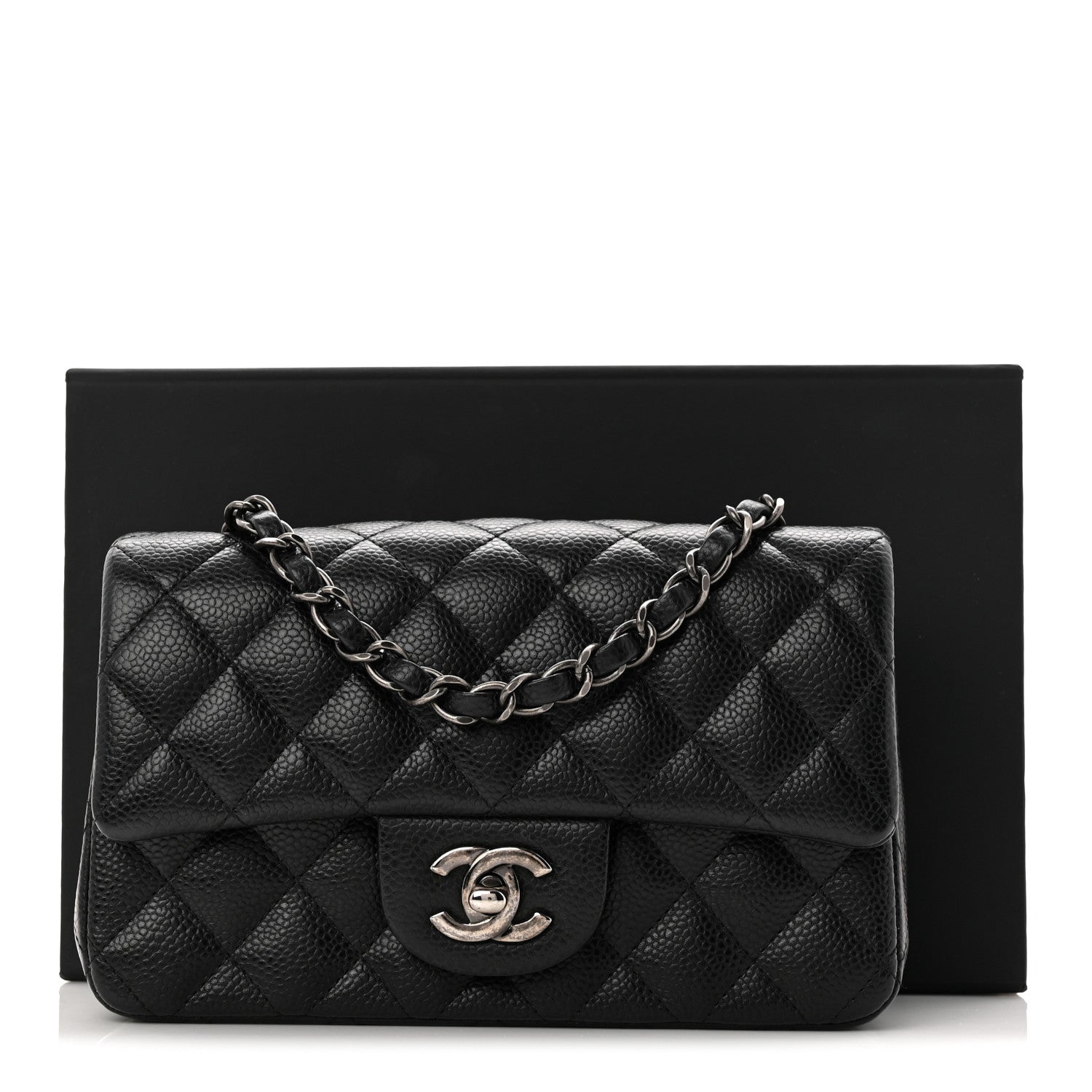 Chanel Caviar Quilted Mini Rectangular Flap Black 10 of 10