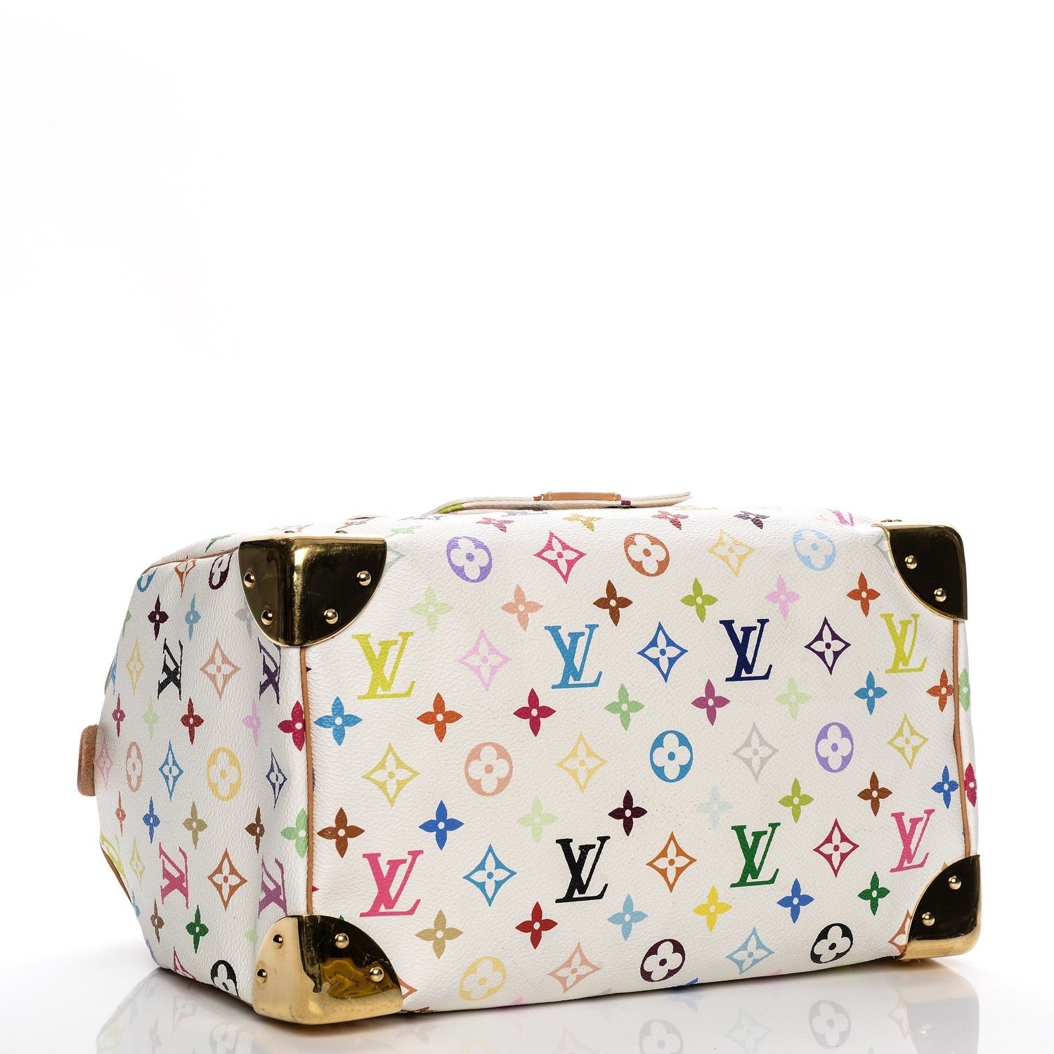 Louis Vuitton Monogram Multicolor Speedy 30 White 4 of 10