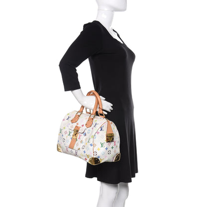 Louis Vuitton Monogram Multicolor Speedy 30 White 2 of 11
