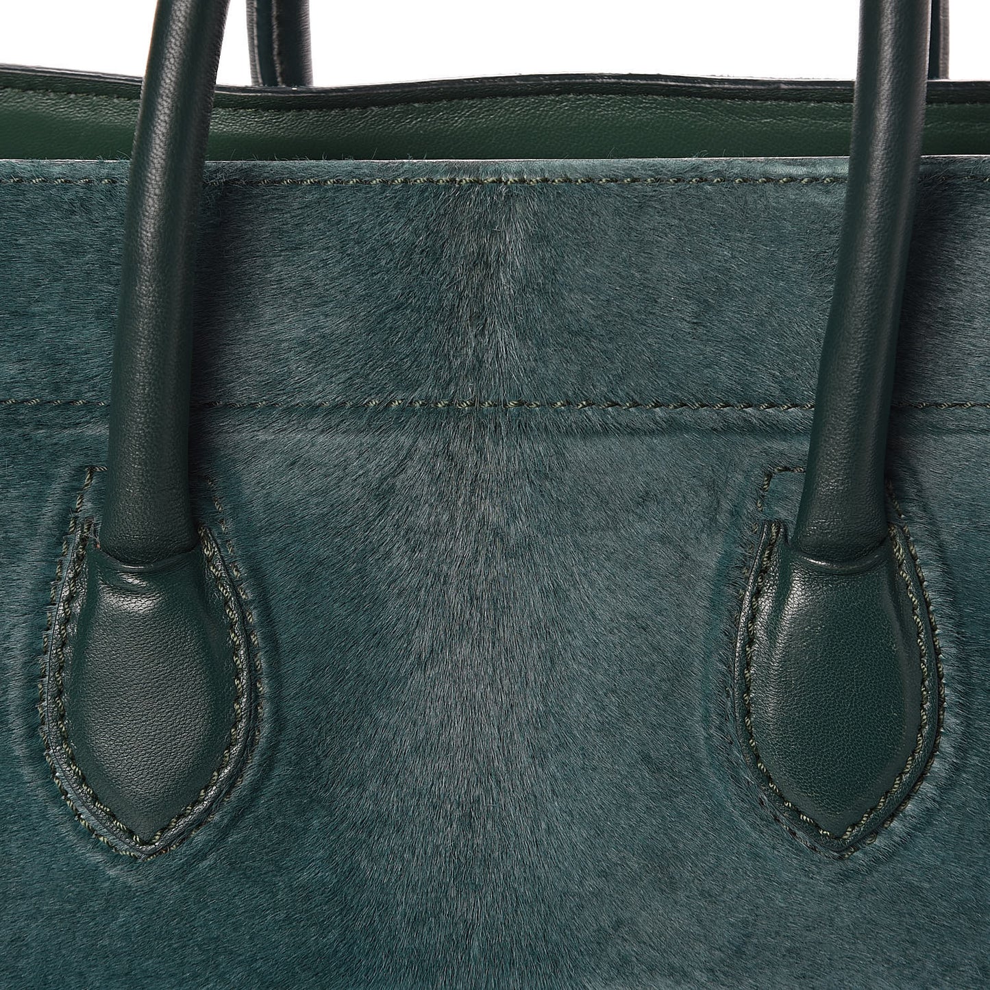 Pony Hair Small Phantom Luggage Jade