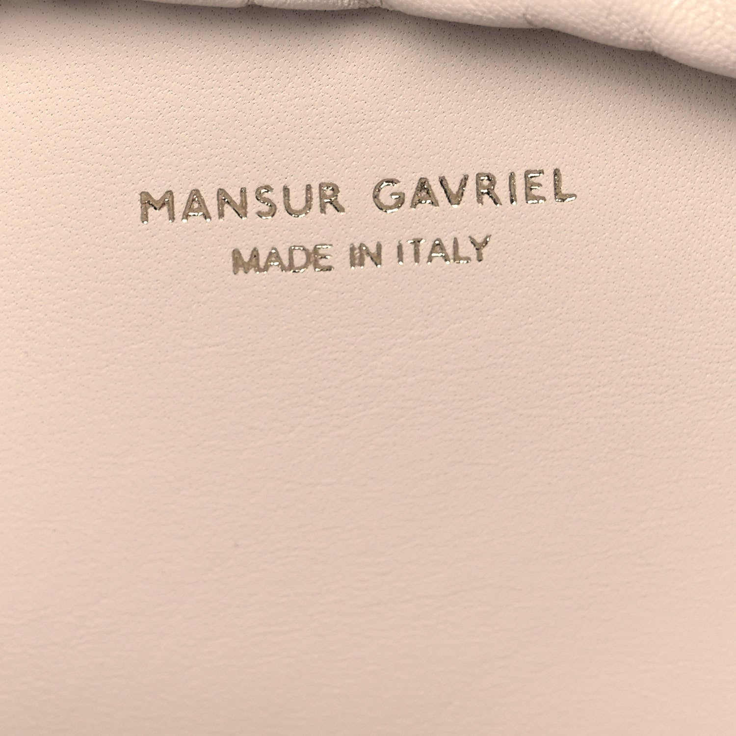 Mansur Gavriel Metallic Lambskin Cloud Clutch Gold 6 of 8