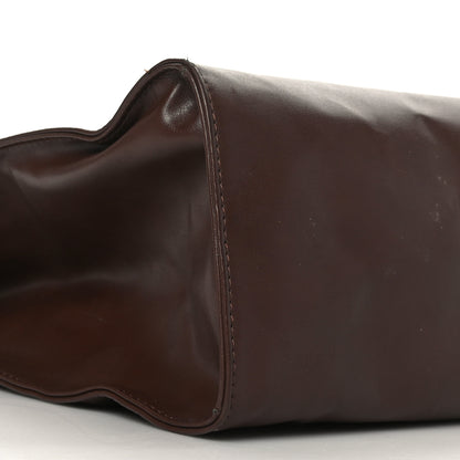 Telfar Vegan Leather Medium Shopping Bag Dark Brown 6 of 12