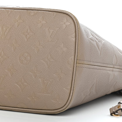 Louis Vuitton Empreinte Monogram Giant Neverfull MM Tourterelle 9 of 9