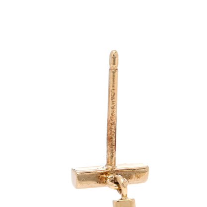 Tiffany 18K Yellow Gold T Bar Earrings 4 of 4