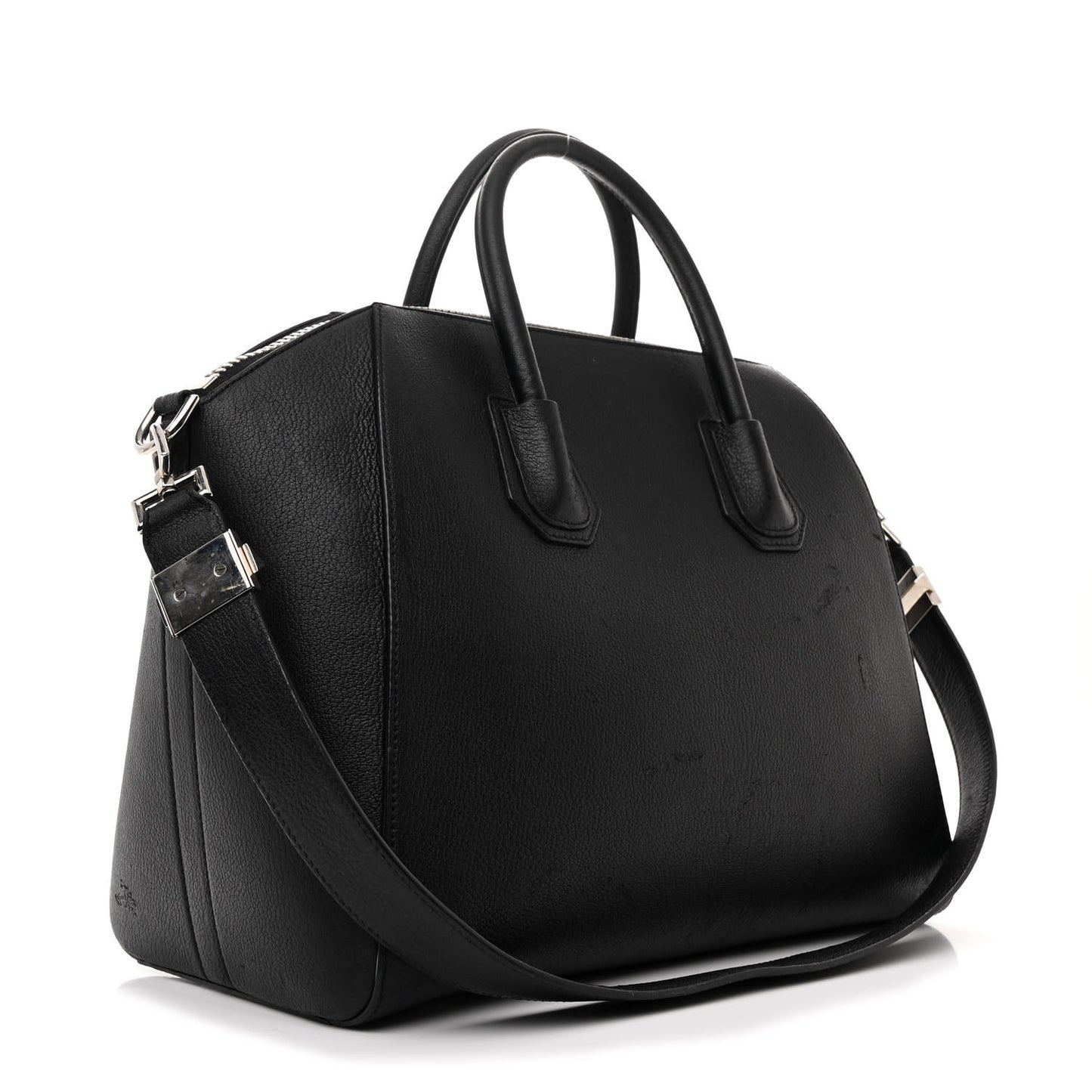 Sugar Goatskin Medium Antigona Black