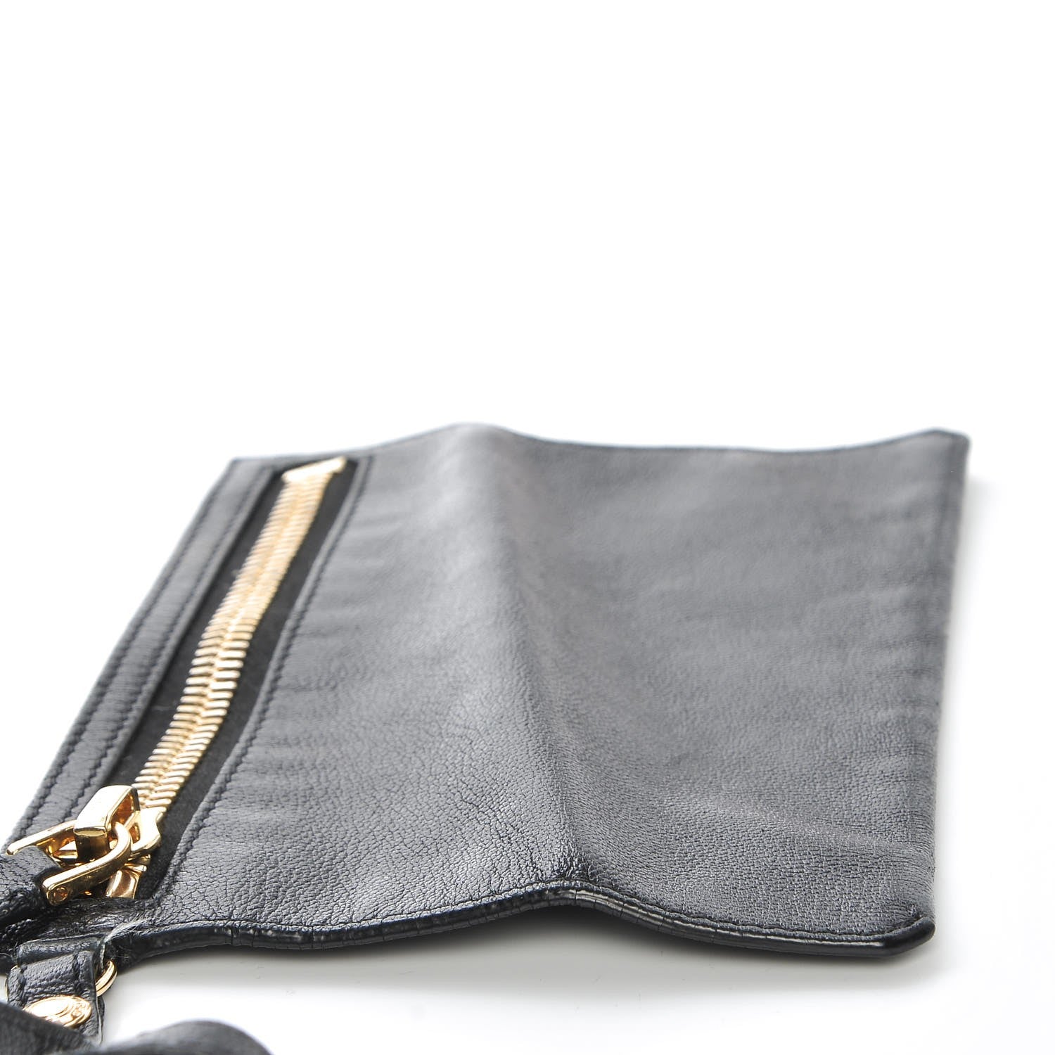 Tom Ford Ramskin Large Alix Padlock Zip Shoulder Bag Black 10 of 10
