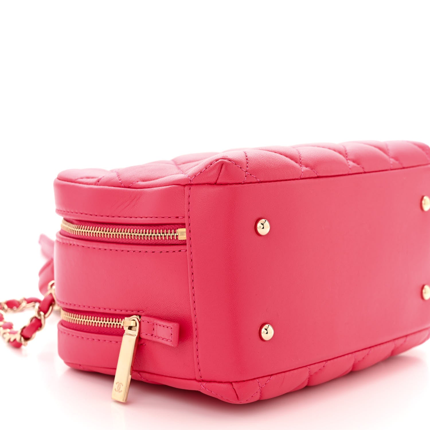 Chanel Lambskin Quilted Small Trendy CC Bowling Bag Pink 10 of 11