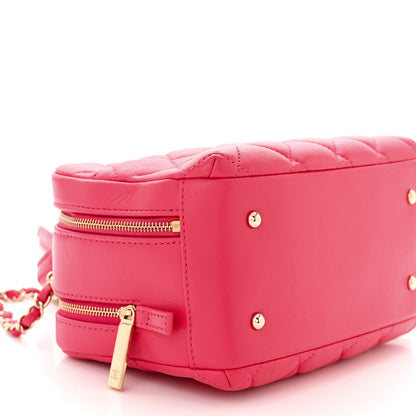 Chanel Lambskin Quilted Small Trendy CC Bowling Bag Pink 10 of 11