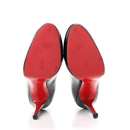 Christian Louboutin Patent New Simple 120 Pumps 38 Black 5 of 8
