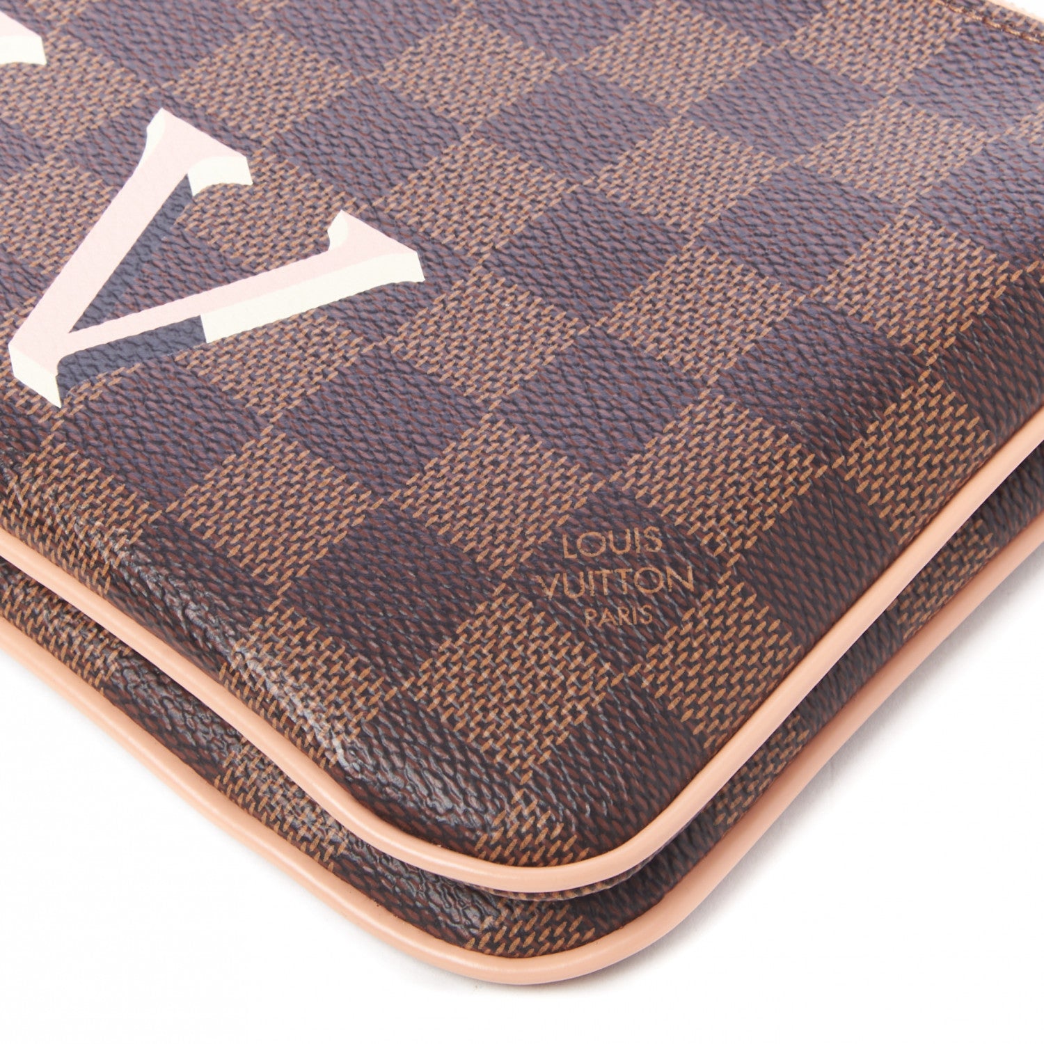 Louis Vuitton Damier Ebene Double Zip Pochette 4 of 7
