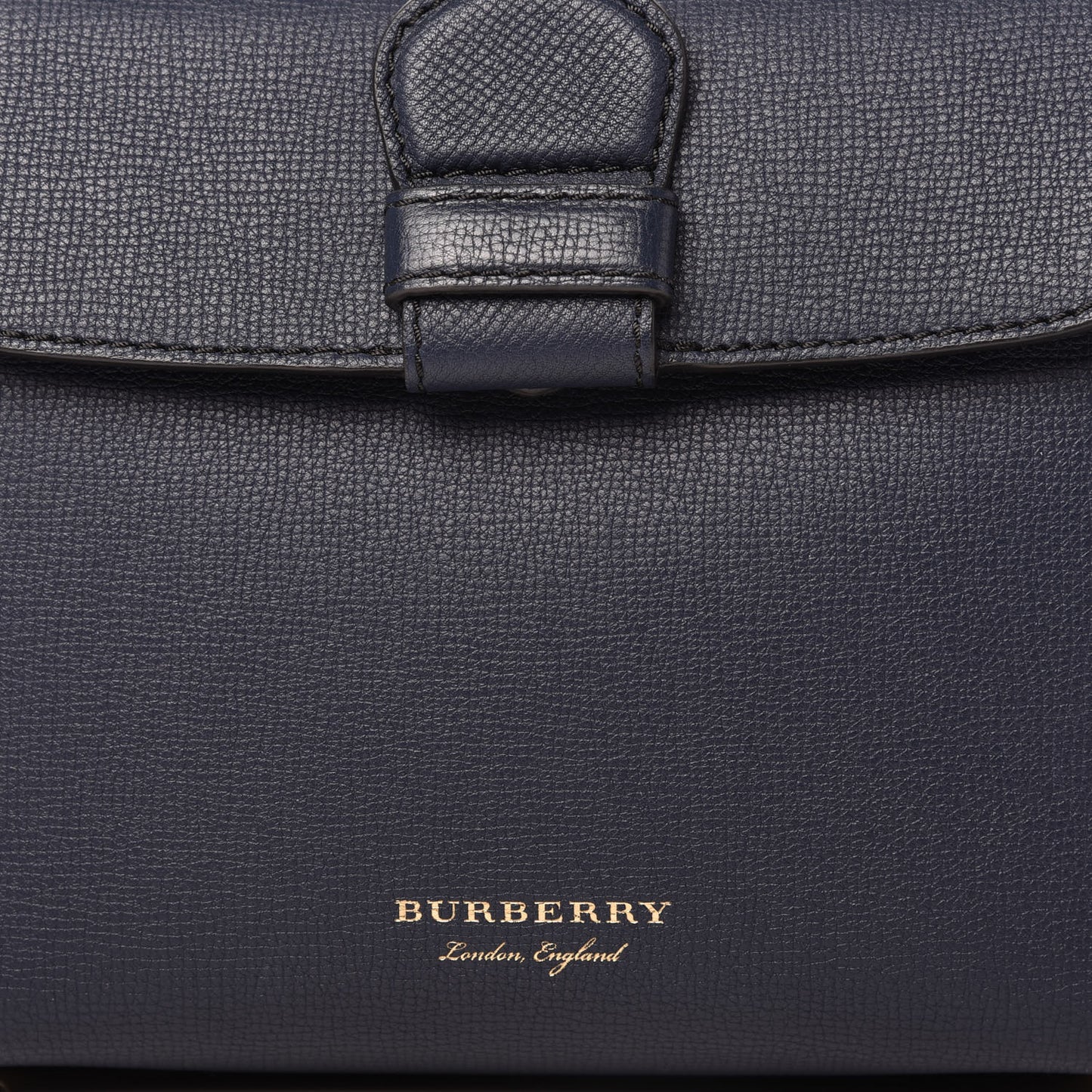 Derby Calfskin House Check Small Camberley Ink Blue