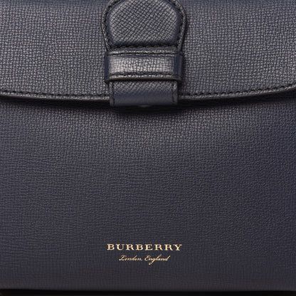 Burberry Derby Calfskin House Check Small Camberley Ink Blue 10 of 10